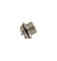 Konektor Ethernet RJ45 Cat5e Tahan Air Terproteksi 1 Gbps 125V DC/AC 13/16"-28UN Tipe Pasangan Sekrup Logam IP67 Dapat Dipasang di Lapangan