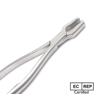 Pinzas de sujeción ósea profesionales de fabricación manual, curvadas, de alta calidad, de acero inoxidable japonés 410, instrumentos quirúrgicos con certificación CE - Product Image 2