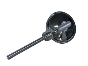 Paslanmaz Çelik Kasa Endüstriyel Bimetal Termometre 4 inç Kadran 0-100C Alt Montaj 1/2 inç NPT Proses Bağlantılı Sıcaklık Göstergesi - Product Image 4