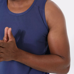 Camiseta sin Mangas de Algodón para Hombre de Alta Calidad OEM ODM, 100% Algodón, Lisa, para Verano, Fitness y Gimnasio - Product Image 6