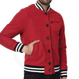 Chaqueta Letterman de gran tamaño transpirable de alta calidad para hombres Último diseño con cuello con capucha para la temporada de invierno - Product Image 6