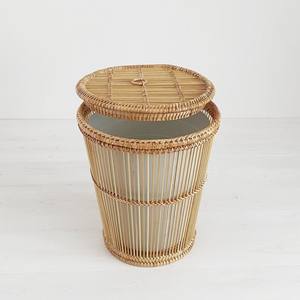 Poubelle en rotin de haute qualité pour l'organisation des pièces, vente en gros de paniers à déchets - Product Image 3