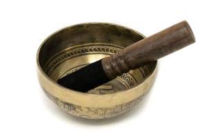 Cuenco Musical de latón hecho a mano con acabado auténtico, perfecto para la curación del sonido, relajación, meditación, Yoga y terapia energética - Product Image 3