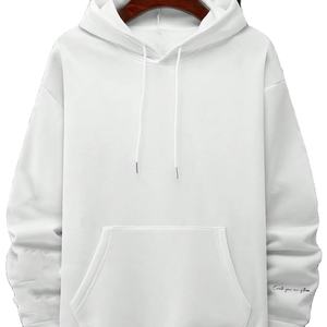 Sweats à capuche de haute qualité pour hommes, poids lourd, surdimensionnés, grande taille, vente en gros de logo personnalisé - Product Image 1