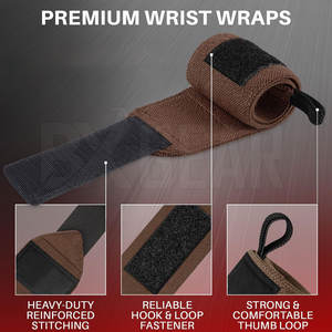 Pakistan Made Professional <b>Wrist</b> <b>Wrap</b> For <b>Gym</b> Training Powerlifting And Workout Performance - Product Image 5