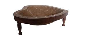 Corbeille à fruits élégante en bois pliante à un niveau Paniers de rangement pratiques et élégants pour les marchandises sèches - Product Image 4