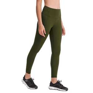 Mallas de entrenamiento de cintura alta para mujer, pantalones de yoga de compresión para gimnasio, entrenamiento físico, tela suave, ropa deportiva duradera flexible - Product Image 4