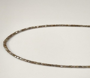 Perle de champagne en diamant de 3 mm, tube facetté, fabrication de bijoux, RARE, 100% naturel, brun clair, collier de perles fait à la main, LUSTRE LD CNAS - Product Image 2