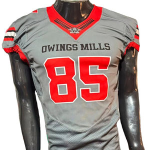 Maillot de football américain, maillot de supporter, broderie par sublimation, grande taille, véritable usine, photos réelles, ensemble de compression - Product Image 1