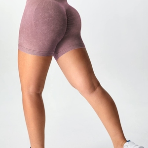 Shorts de yoga polyvalents taille haute, effet push-up, respirants, séchage rapide, en nylon et élasthanne - Product Image 2