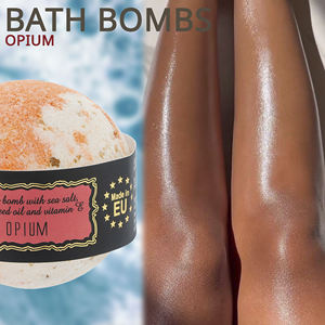 Bombe de bain aromathérapeutique sensuelle de luxe européenne, parfum oriental épicé riche, étiquette privée OEM ODM pour des rituels de spa relaxants - Product Image 4