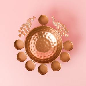 Nueva llegada de hierro de metal de varios colores Diya Diwali decoración Pooja decorado proveedor fabricante - Product Image 5