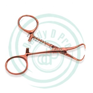 DDP Veterinary Backhaus Abrazadera de toalla 13cm Grado quirúrgico Acero inoxidable alemán Marca OEM Base aceptada Instrumentos quirúrgicos - Product Image 6