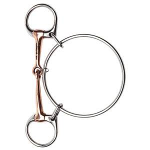 Mors de cheval en acier inoxydable de qualité supérieure, embout en cuivre, couleur et taille personnalisables, modèle Apto Enterprises AE-12283 pour un confort accru - Product Image 4