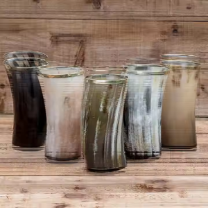 Vaso de cuerno para beber hecho a mano con moldura de latón, vaso de regalo para vino y cerveza, artesanía de media luna - Product Image 3