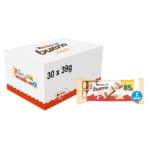 Venta al por mayor proveedor barato de la venta caliente Kinder Bueno barra de chocolate blanco 30x39g para la venta en el precio barato - Product Image 1