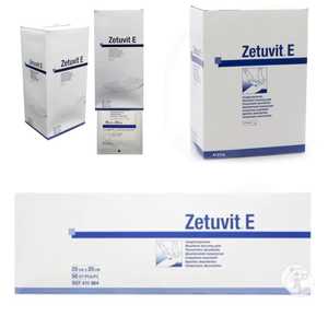 Vendajes absorbentes estériles Zetuvit E para heridas Certificado CE Clase III Sin látex 10x20cm 20x20cm 413771 413774 413864 Almohadillas médicas - Product Image 1