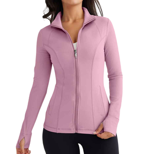 2025 nouveau Style veste de survêtement 2025 Polyester Spandex respirant élégant Look vestes de survêtement pour les femmes - Product Image 1