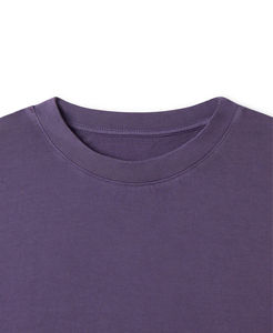 OEM de los hombres de peso pesado 100% algodón camiseta de gran tamaño de la gota del hombro de ajuste suelto estilo Hip Hop con inspiración Streetwear - Product Image 5