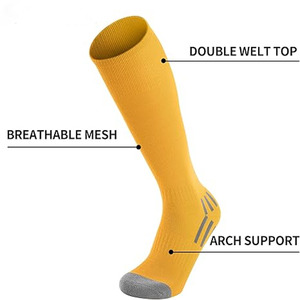 Vente en gros de chaussettes OEM Logo personnalisé Fabricant de chaussettes Chaussettes pour hommes Crew made by Dress Sports - Product Image 5