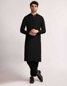 Traje Pakistaní Especial para Eid, Kurta Pathani de Algodón con Pantalón Shalwar para Hombre, Vestido para Bodas y Fiestas, Ropa Islámica al por Mayor de Alta Calidad - Product Image 5