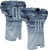 Uniforme de Fútbol Americano, Diseña Tu Propio Estilo, Manga Corta, Logotipo Frontal, Nombre del Equipo Personalizado, Correa Ajustable, 100% Poliéster, OEM