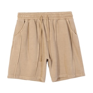 Men High Quality 100% Cotton Sweat Shorts Casual Loose Shorts Sportswear Running <b>Athletic</b> for Mens Wear Black Sweat Shorts - Product Image 2