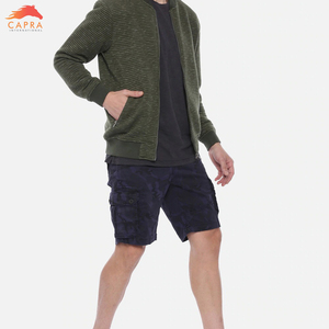 High Quality Custom Logo & Color Elastic Waist Digital Printing Casual Summer Cargo Shorts for Men Windproof & Quick Dry - Product Image 5