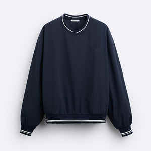 OEM alta calidad Streetwear sudaderas algodón poliéster manga larga de gran tamaño UnisexJersey sudaderas con capucha - Product Image 4