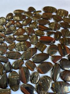 AAA Grade 100% Fer Naturel Oeil de Tigre Pierres Précieuses Cabochon Mix Forme Personnalisé Pierres Lâches pour la Fabrication de Bijoux-Trimurti Gemmes Troisième - Product Image 2