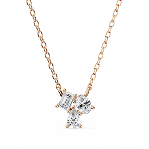 Fabulous 18K Gold Women's Pendant Lab Grown Diamond Charm - Product Image 5