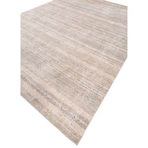 Tapis en laine, bambou et soie tissé à la main Konstrukt Blue HWB-5014, coton biologique, motif géométrique rectangulaire, tapis en jute pour la maison, pour le couloir - Product Image 2