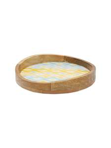 Design moderne Offre Spéciale pour manguier émaillé plateau de service de ferme décoratif fabriqué à la main pour une utilisation polyvalente pendant le Ramadan - Product Image 2