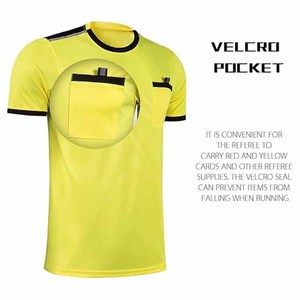 Uniforme d'arbitre de football Premium pour homme Maillot et short de football Pro Referee à manches courtes - Product Image 3
