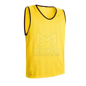 Outdoor Use Regular Fit Breathable Short Sleeve <b>Training</b> <b>Bibs</b> 100% Polyester High Quality Made in Pakistan - Product Image 3