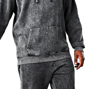 2025 Conjunto de chándal de moda al por mayor Producto de alta demanda Última colección Hombres Lavado ácido Chándal de lavado ácido hecho en fábrica Hombres - Product Image 5