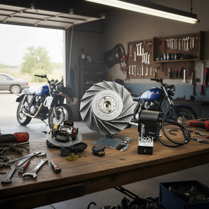 คอยล์จุดระเบิดมอเตอร์ไซค์อะลูมิเนียมใหม่ Accensione Flytech Touring 1.9 กก. GS 160 สำหรับการดัดแปลง/อัปเกรด - Product Image 3