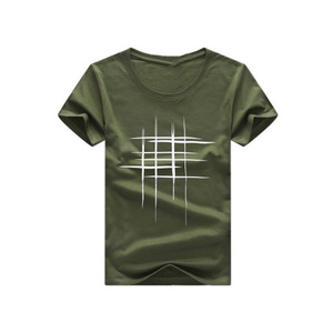 T-shirt à manches courtes en coton imprimé pour hommes, haut graphique d'été décontracté, chemisier léger et doux et respirant pour un usage quotidien - Product Image 4