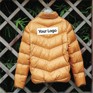 Veste polaire d'hiver de luxe personnalisée pour hommes, manteaux chauds en toile de créateur avec placement de logo à col montant sur le devant - Product Image 4