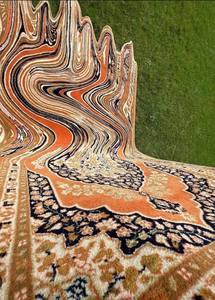 Alfombra de fusión Persia hecha a mano con mechones 100% alfombras y alfombras de tendencia de lana fina para sala de estar alfombra de salón para habitación de niños - Product Image 4