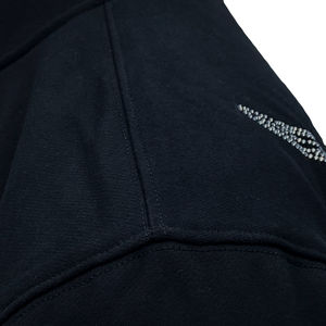 Sweat-shirt à capuche zippé intégral pour homme, design personnalisé, avec strass, veste à double fermeture éclair unisexe, streetwear, sweat-shirt décontracté vierge - Product Image 3