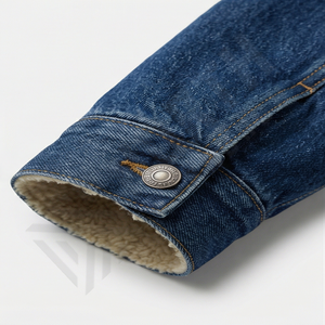 Chaqueta Vaquera de Invierno para Hombre, Personalizada con Estampado, Cuello Alto, Logotipo Frontal, Resistente al Viento, Color y Talla Personalizables, Ropa Casual de Calle - Product Image 6