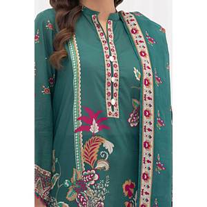 Traje de 3 Piezas sin Coser con Estampado CLP-52042 para Uso Diario con Decoración Bordada - Product Image 6