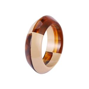 Wooden with Best Quality Hot Selling Customized Multi <b>Colour</b> Round <b>Resin</b> Bangle for Woman Fashion - Product Image 5