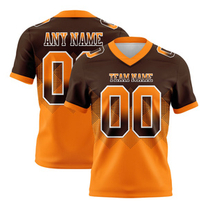 Couleurs personnalisées dégradé de sublimation forme carrée respirant grande taille à manches courtes drapeau d'été maillot de football maille personnalisée - Product Image 5