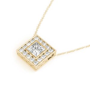 จี้เพชรทรงกลมขนาด4.00มม. สำหรับผู้หญิงทุกคน/จี้สำหรับสวมใส่ - Product Image 1