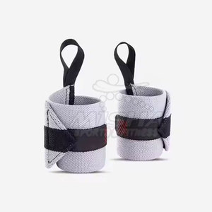 Muñequeras de entrenamiento con pesas Muñequeras elásticas con lazo para el pulgar Ideal personalizado 2025 - Product Image 1