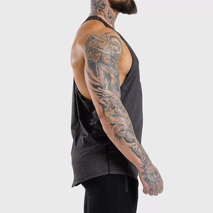 Débardeur de fitness pour hommes, débardeur en coton respirant pour l'été, conception de panneau de musculation décontractée, nouvel arrivage - Product Image 2