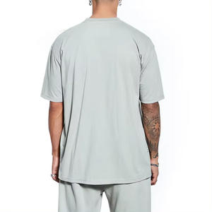 Camiseta transpirable de algodón personalizada hecha en fábrica para hombre, camiseta informal especial de verano de alta calidad para hombre, camiseta de manga corta con cuello redondo, novedad - Product Image 4