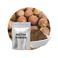 100% Zuivere Reetha Poeder Premium Natuurlijke Zeepnootpoeder voor Haarverzorging, Natuurlijke Haarreiniging, Hoofdhuidverzorging & Kruiden Haarmaskers
